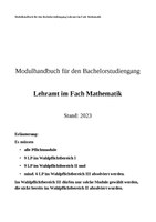 LAMathB-Modulhandbuch