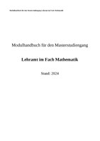 LAMathM-Modulhandbuch